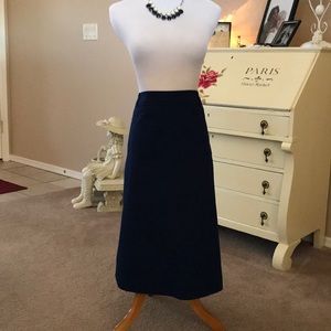 Talbots Navy Blue Skirt SZ18W